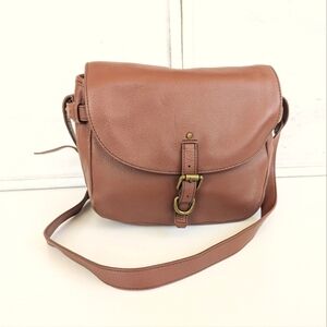Lucky Brand Tan Leather Crossbody Bag